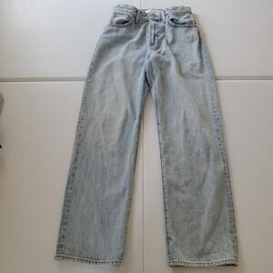 Denim Forum Jeans Womens 25 Light Wash 90s Marlo Hi-Rise Baggy Aritzia Blue